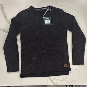 Scotch & Soda Kids' Black Long Sleeve Sweater